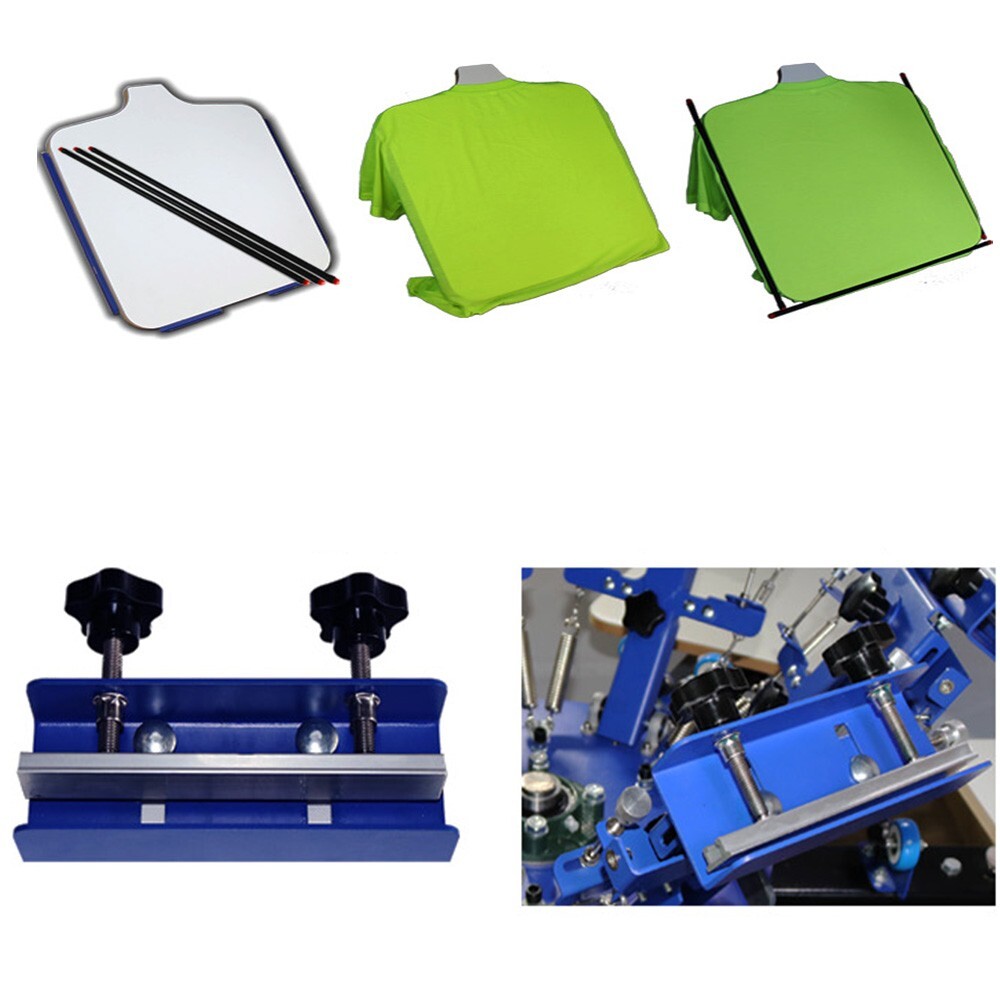 Micro-registration 6 Color 6 Station Screen Printing Press Rotary Screen Printer