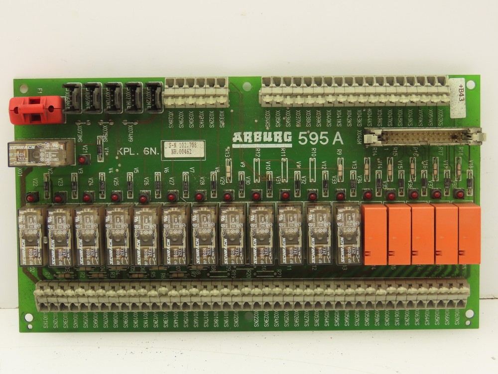 Arburg 595A Relay Board from Injection Molding Machine