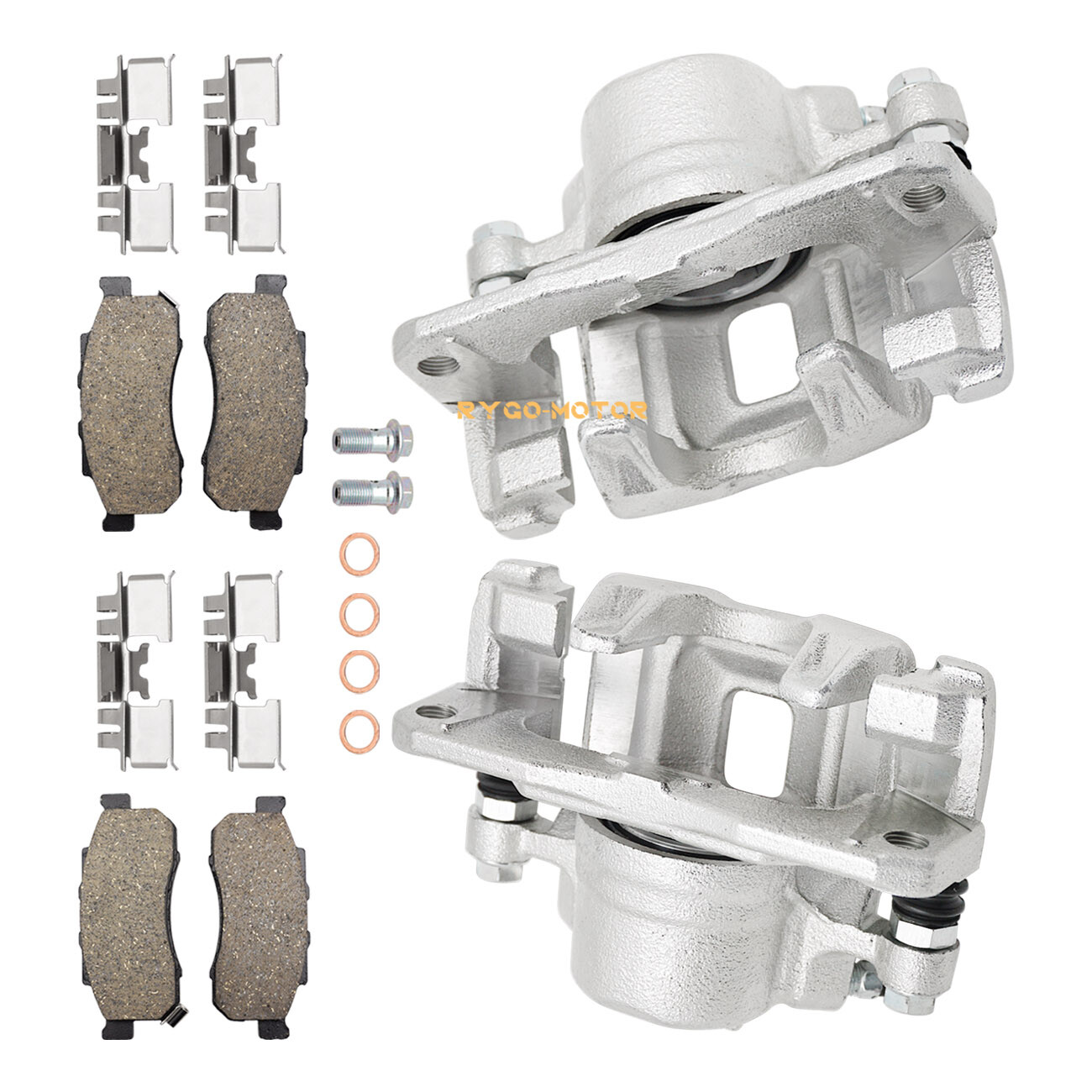 Front Brake Calipers & Pads for Honda Pioneer 700 520 500 SXS700 SXS500 SXS520