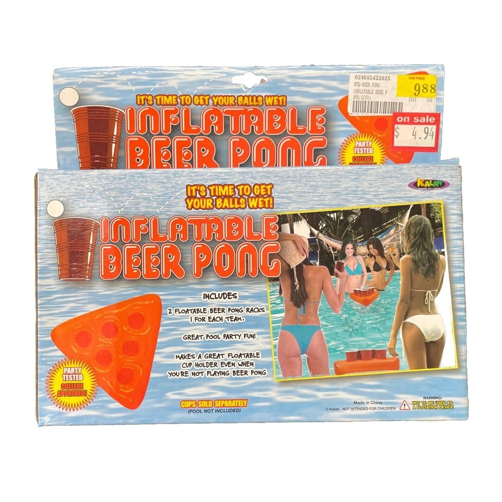 Inflatable Kalan Beer Pong Pool Set
