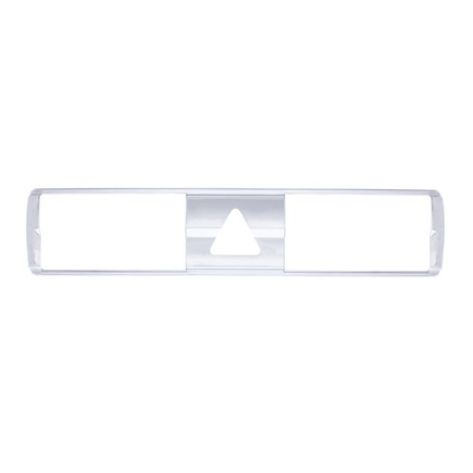 United Pacific 42438 Hazard Switch Panel Trim Chrome, Plastic for Freightliner