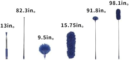 Duster with Extension Pole, Washable Cleaning Duster Kit