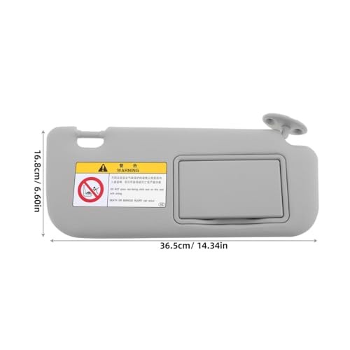 Sun Visor Right Side Visor Replacement Sun Block for Car Right Passenger Grey