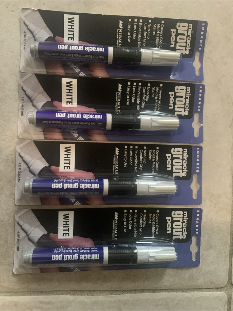 Miracle Grout Pen, White NEW + FAST SHIPPING
