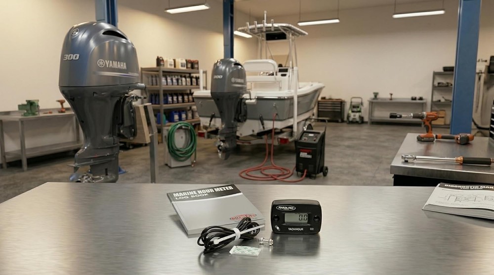 HR-8061-2 Tachometer & Hour Meter - Universal Compatibility
