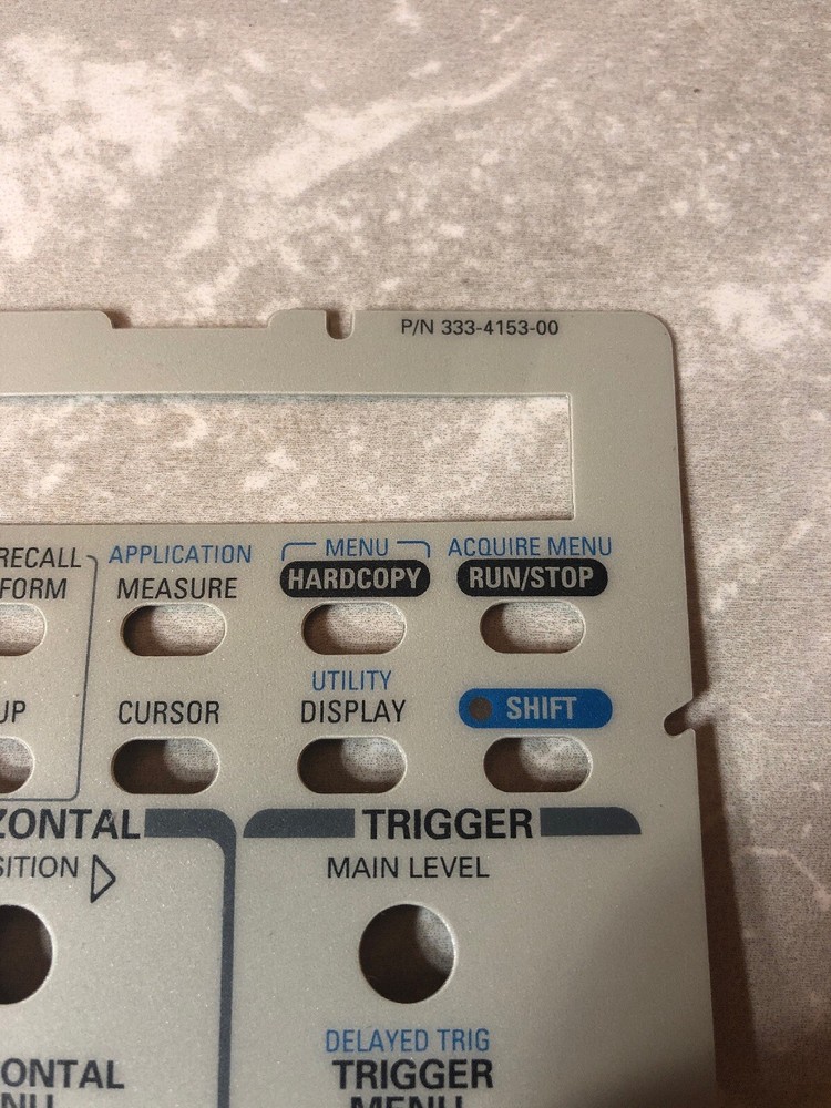 Tektronix 333-4153-00 Front Panel Sheet/sticker for TDS420A TDS