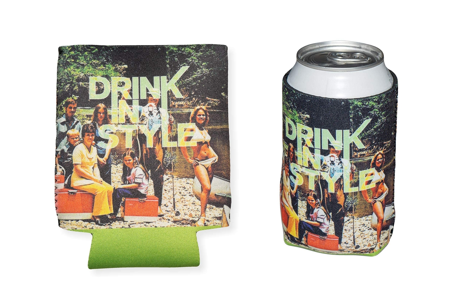 Vintage Coleman (4 Pack) Koozie Holders, Throwback Collection, Drink, Bottle