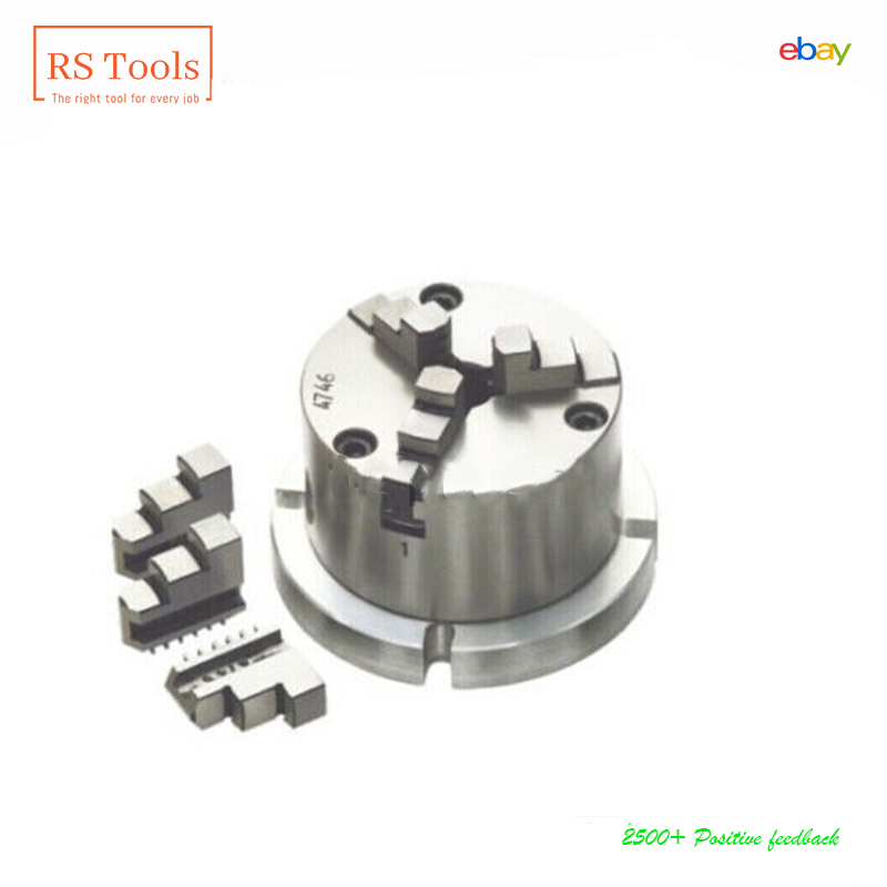 4" / 100mm Rotary Table Horizontal & Vertical + 3 Jaws 80mm self centering Chuck