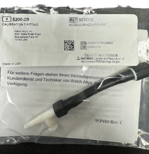 Welch Allyn Calibration T-Connector Fitting (1 EACH)