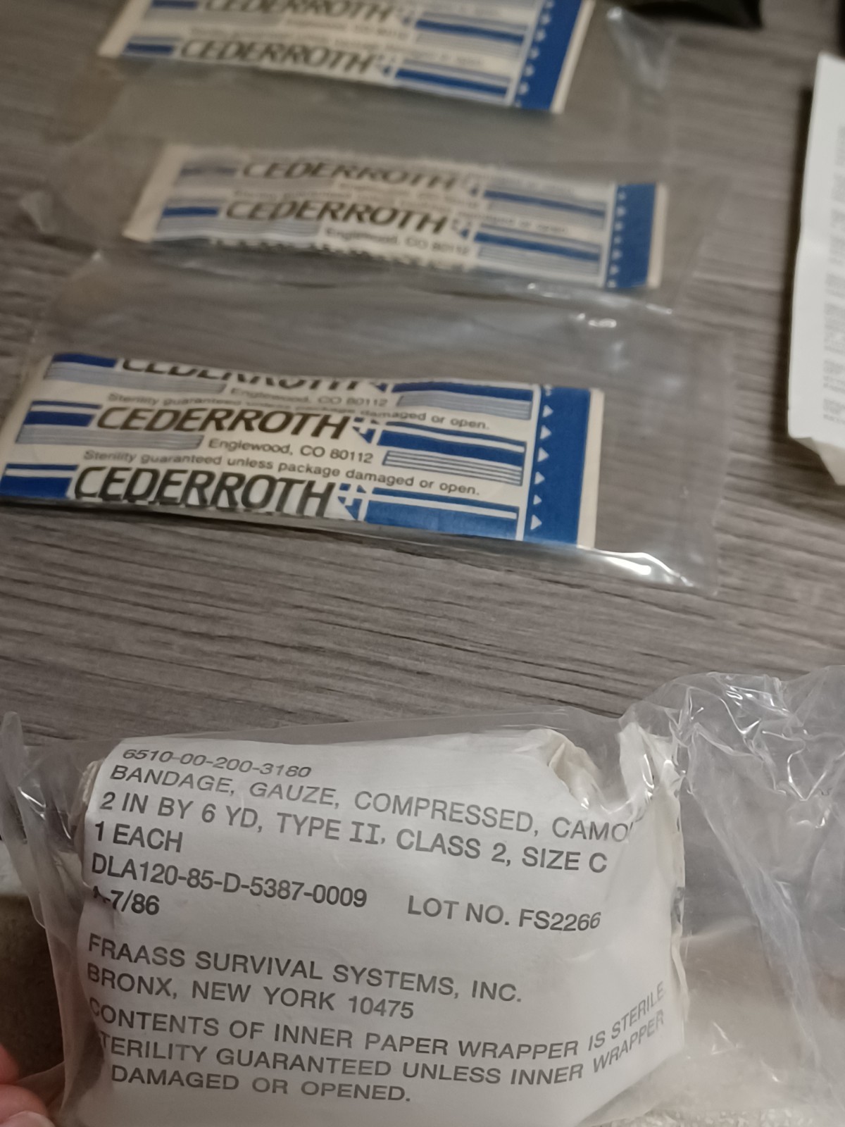 Vintage Military First Aid Kit