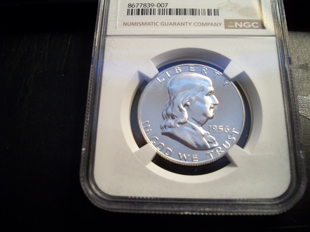 1956 Franklin Half Dollar TYPE 2 PR67 NGC CERTIFIED
