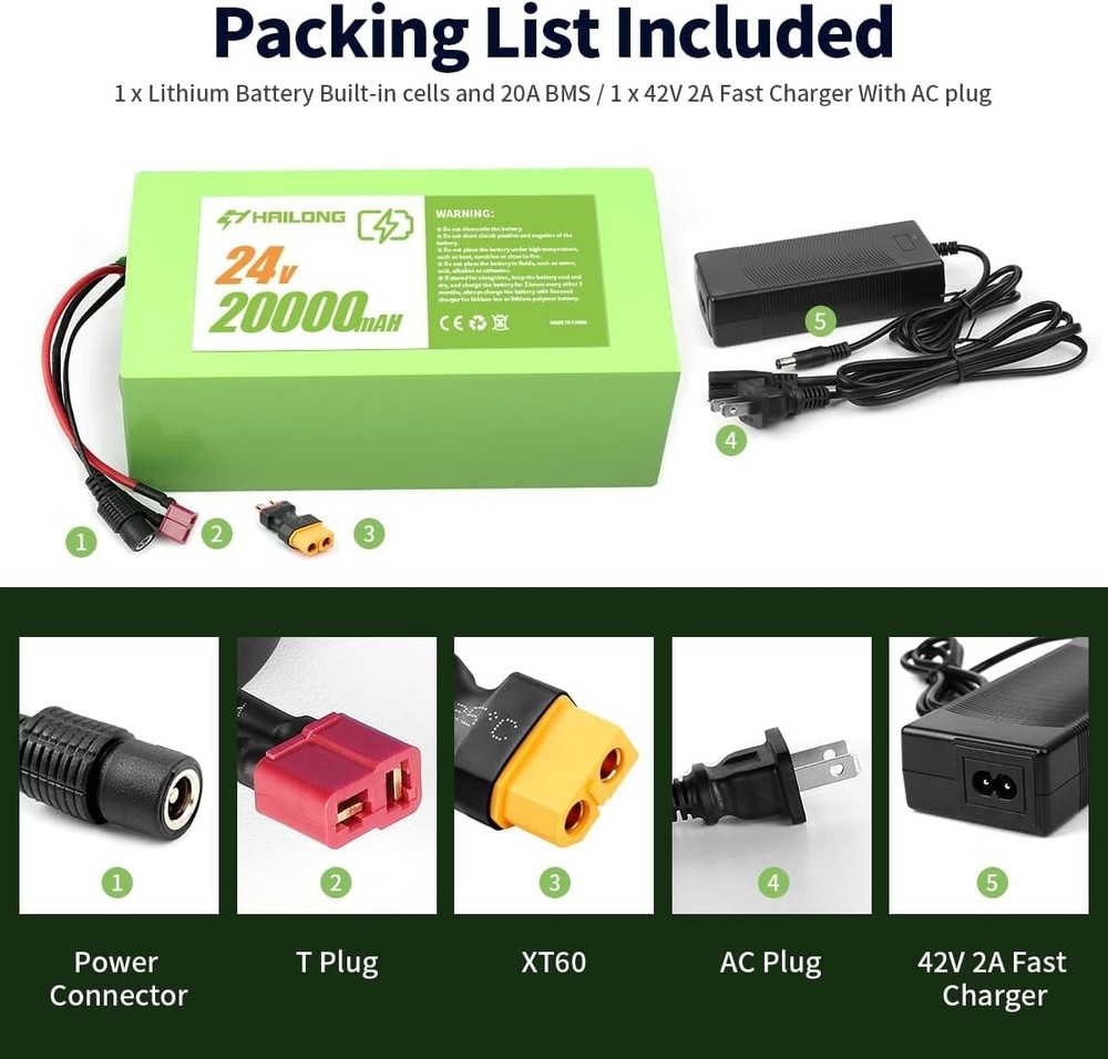 24V 20AH li-ion battery