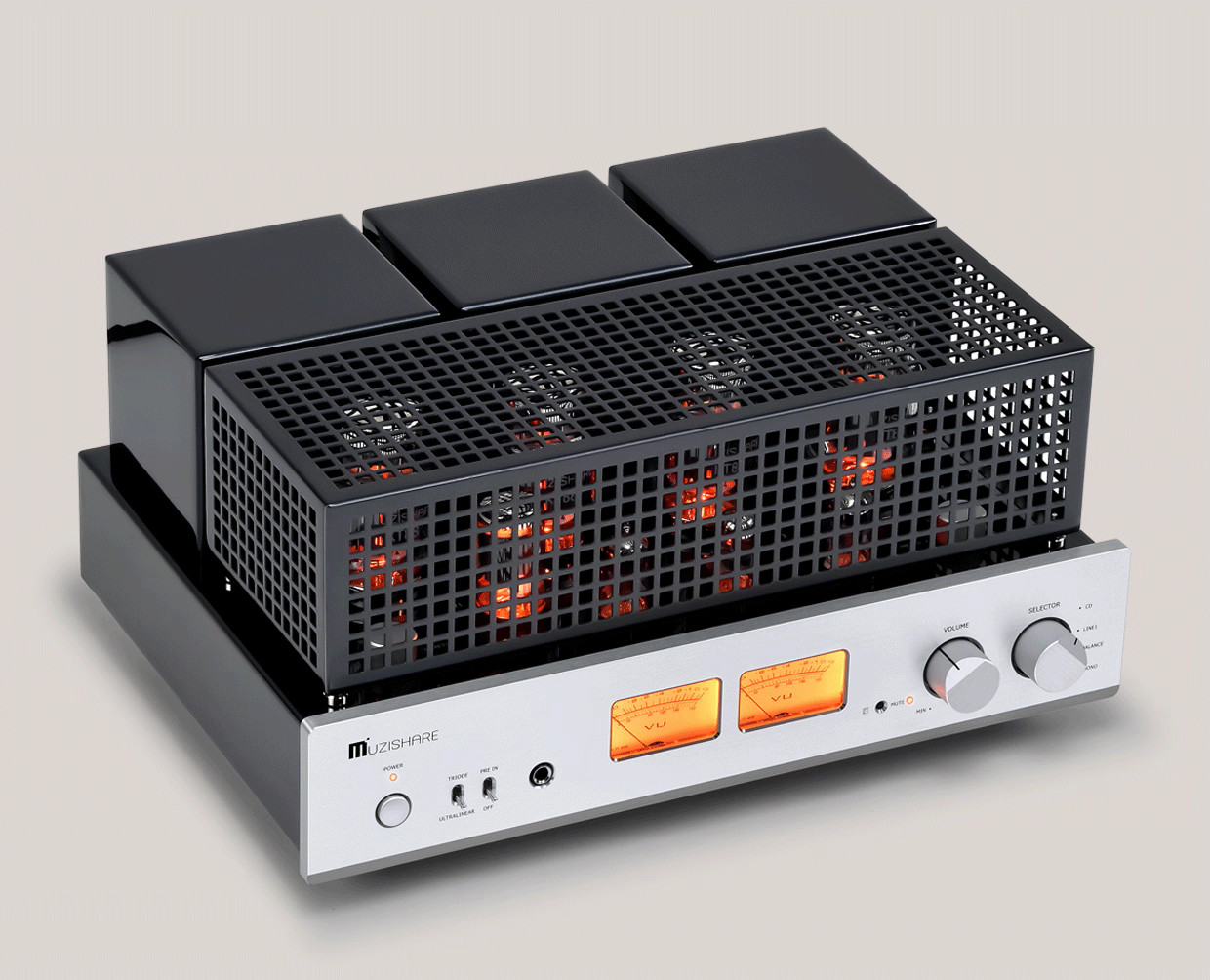 Muzishare X7 Push-Pull Vacuum KT88 Tube Amplifier Or MUZISHARE P10 Power Socket