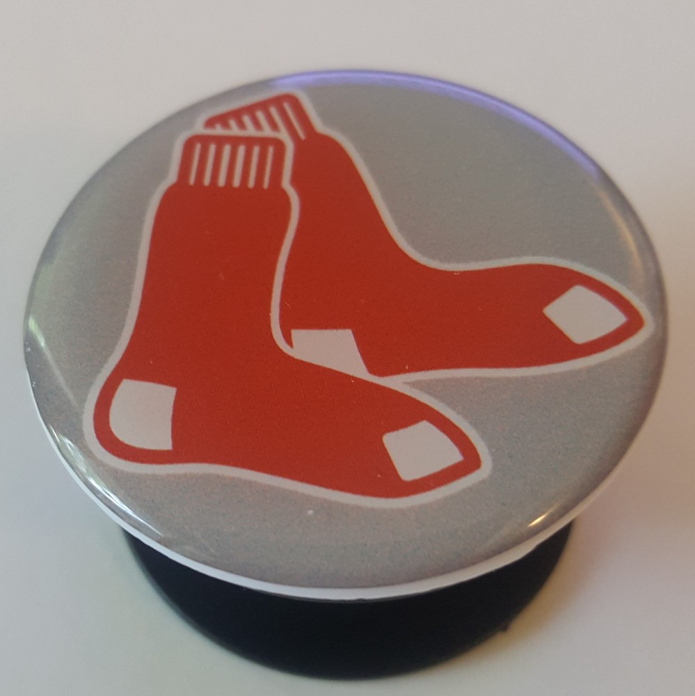 Popsockets Replacement Tops 3D Bubble Logos and Stand - Red Sox