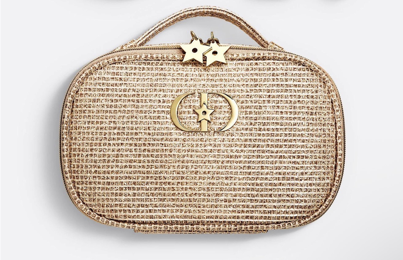 DIOR BEAUTY Gold Vanity Case Makeup Holiday 2025 Limited Edition Novelty GWP NIB