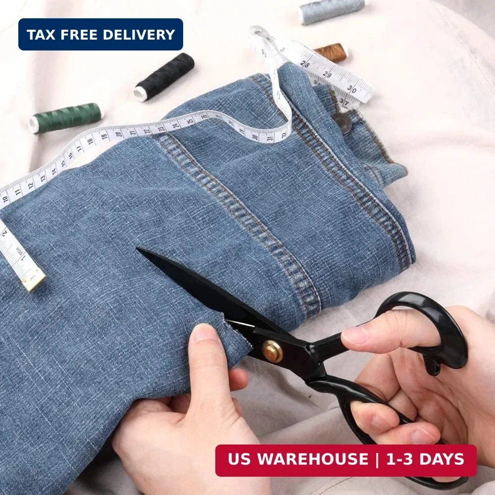 Professional Tailor Scissors 8 Inch - Fabric Scissors Heavy Duty, Sharp Sewing S