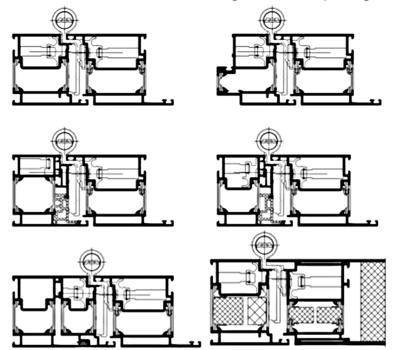 SCHÜCO 239584 Door Hinges (k2)