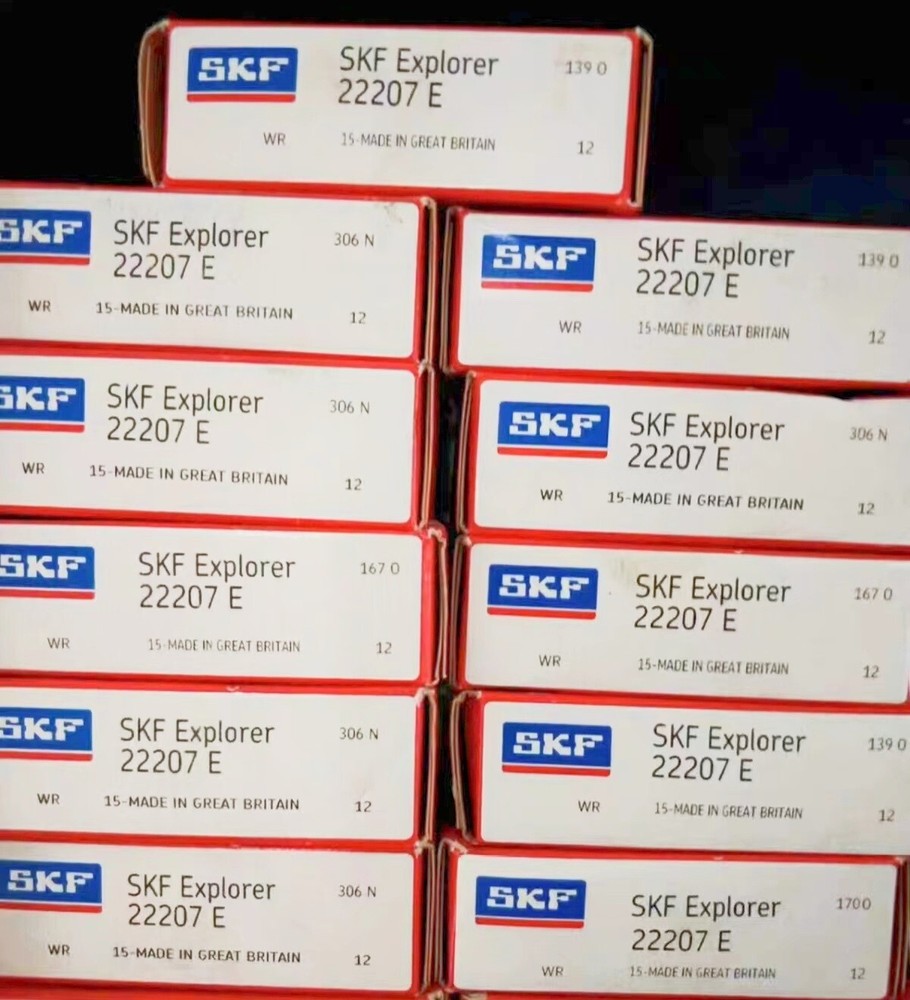 1X  SKF 22207 E spherical roller bearings