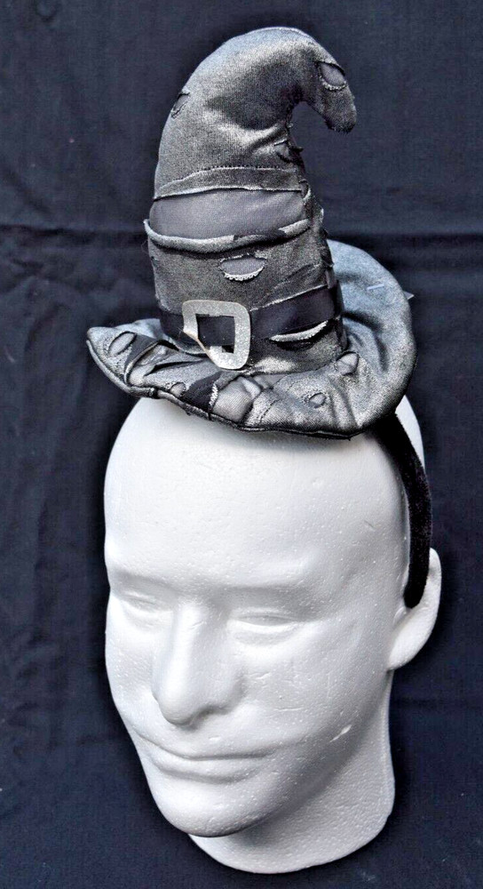 Halloween Witch Hat Headband Black