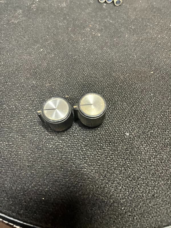 Moog D Shaft Push On Knob Pair 1980s