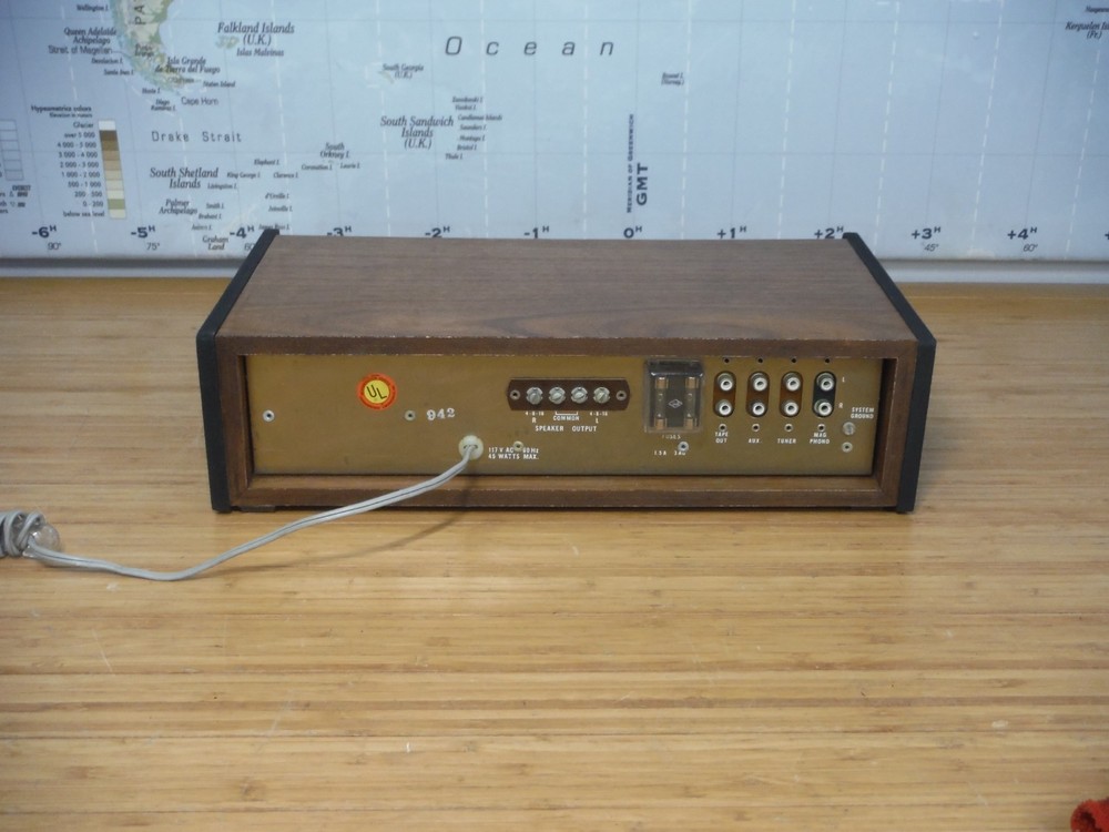 Rare Electro-Voice EV-1122 Integrated Stereo Amplifier Phono input Xclnt Working