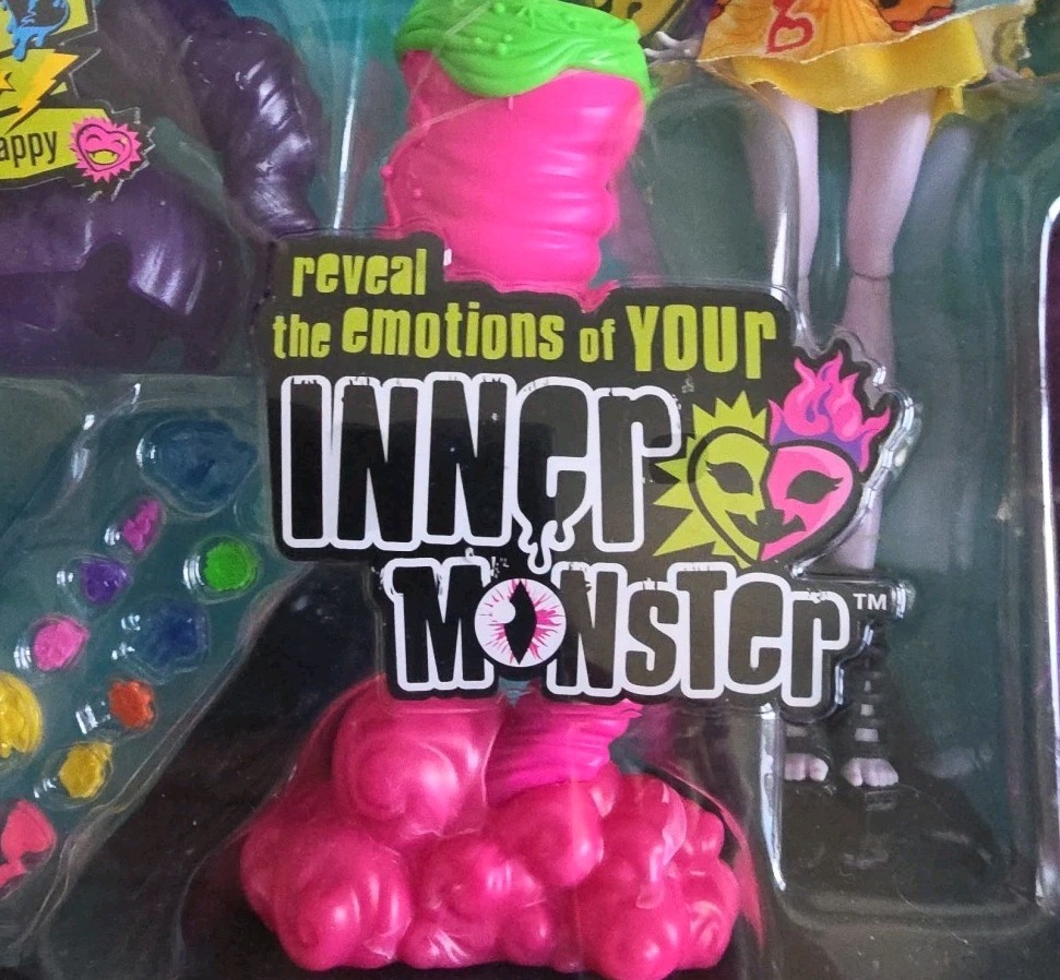 Monster High Inner Monster 3 Pack Shivering Sad Eek Excited Hauntingly Happy NIB