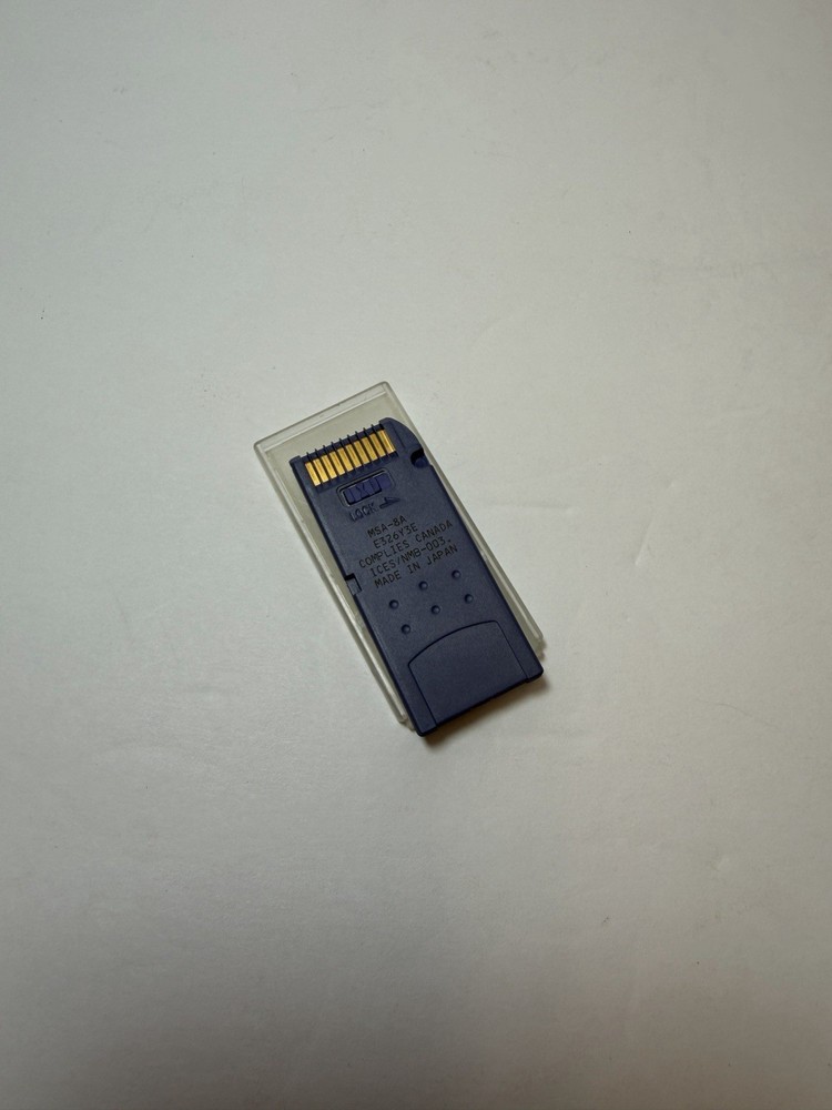 Sony MSAC-FD2M Memory Stick Floppy Disk Adapter w/ CD & Manuals + 8MB Stick