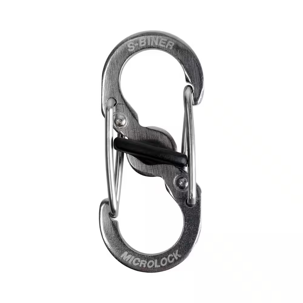 Stainless S-Biner Microlock (2-Pack)