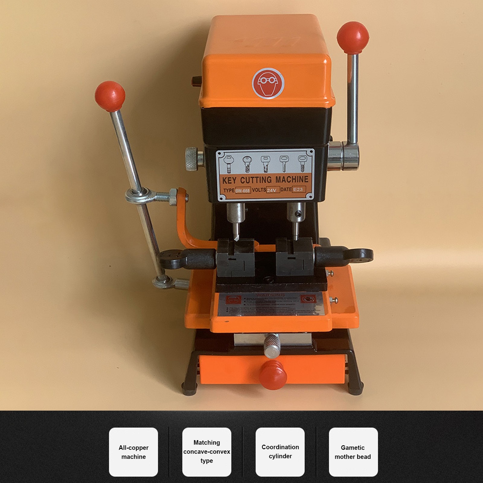 Key Cutting duplicating Machine Cutter Car Key Copier Locksmith Tools-