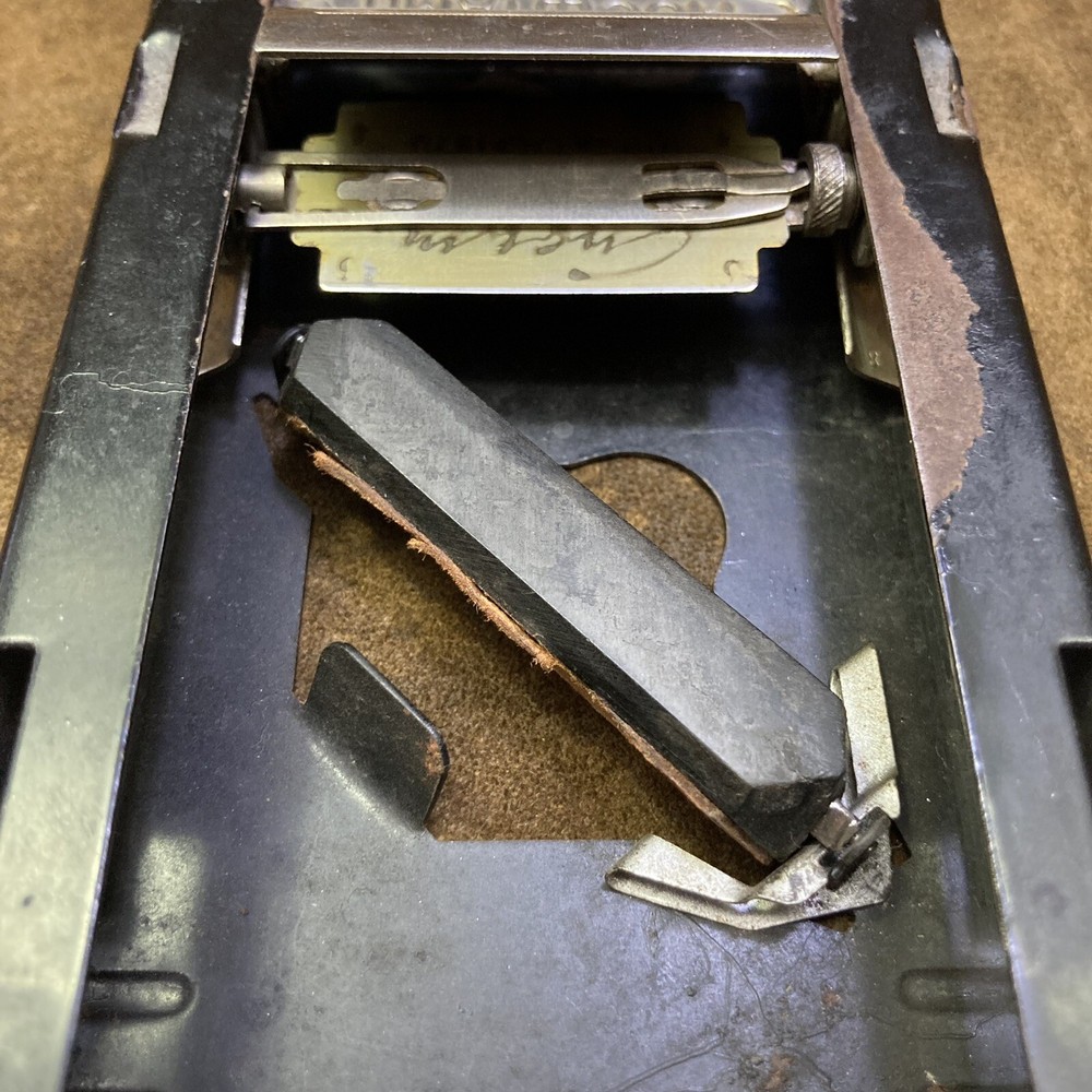 Vintage Soviet Razor Blade Sharpener MOSSTAMP USSR
