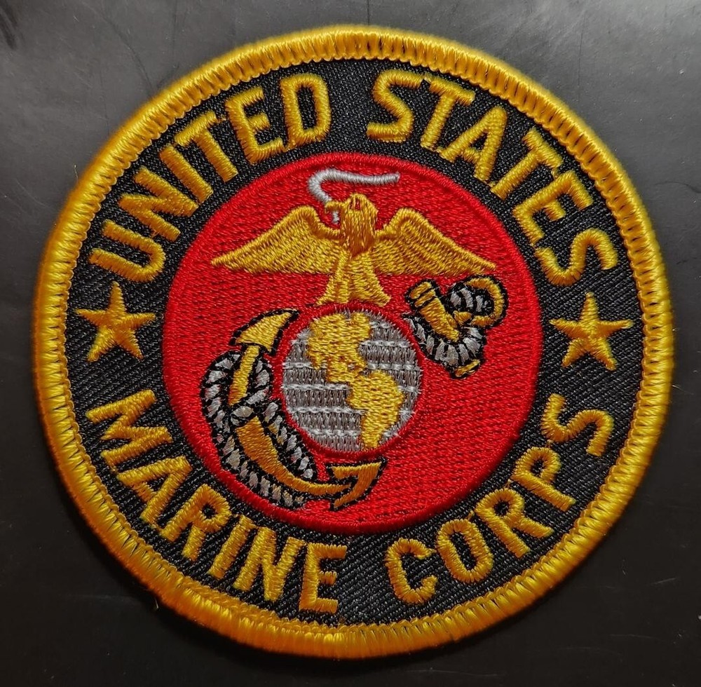 U.S. Marine Corps - 3 Inch Round Patch - Officially Licensed