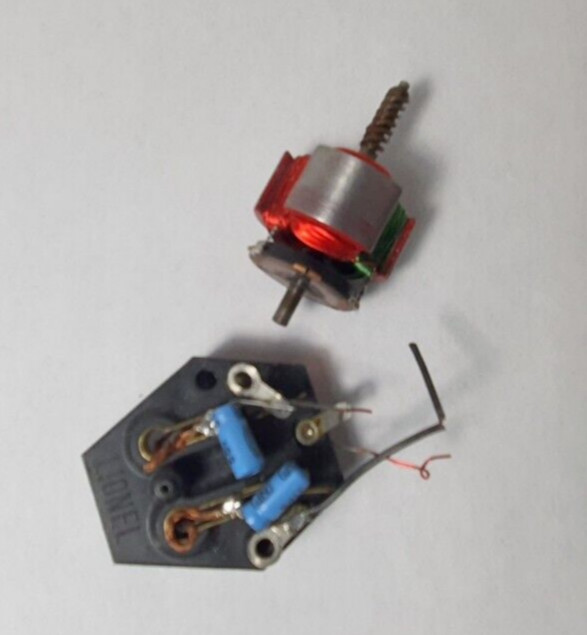 O Scale Replacement Motor Parts.