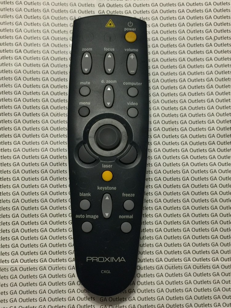 Proxima CXGL Projector Remote Control 080-01554-1