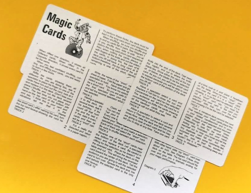 Trick Magic Playing Cards Deck ULTIMATE SVENGALI LONG N SHORT CON + Tutorial UK