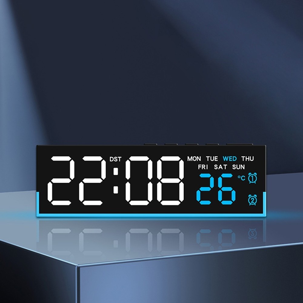 Daily Use Nighttime Alarm Clock Ambient Lighting Adjustable Brightness