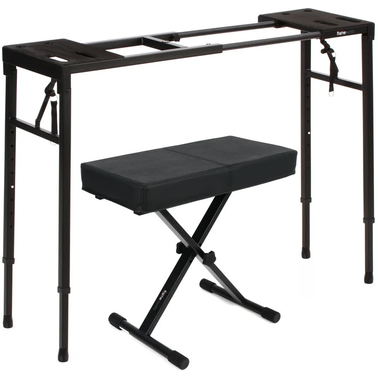 Gator Frameworks Platform-Style Keyboard Stand & Bench Bundle