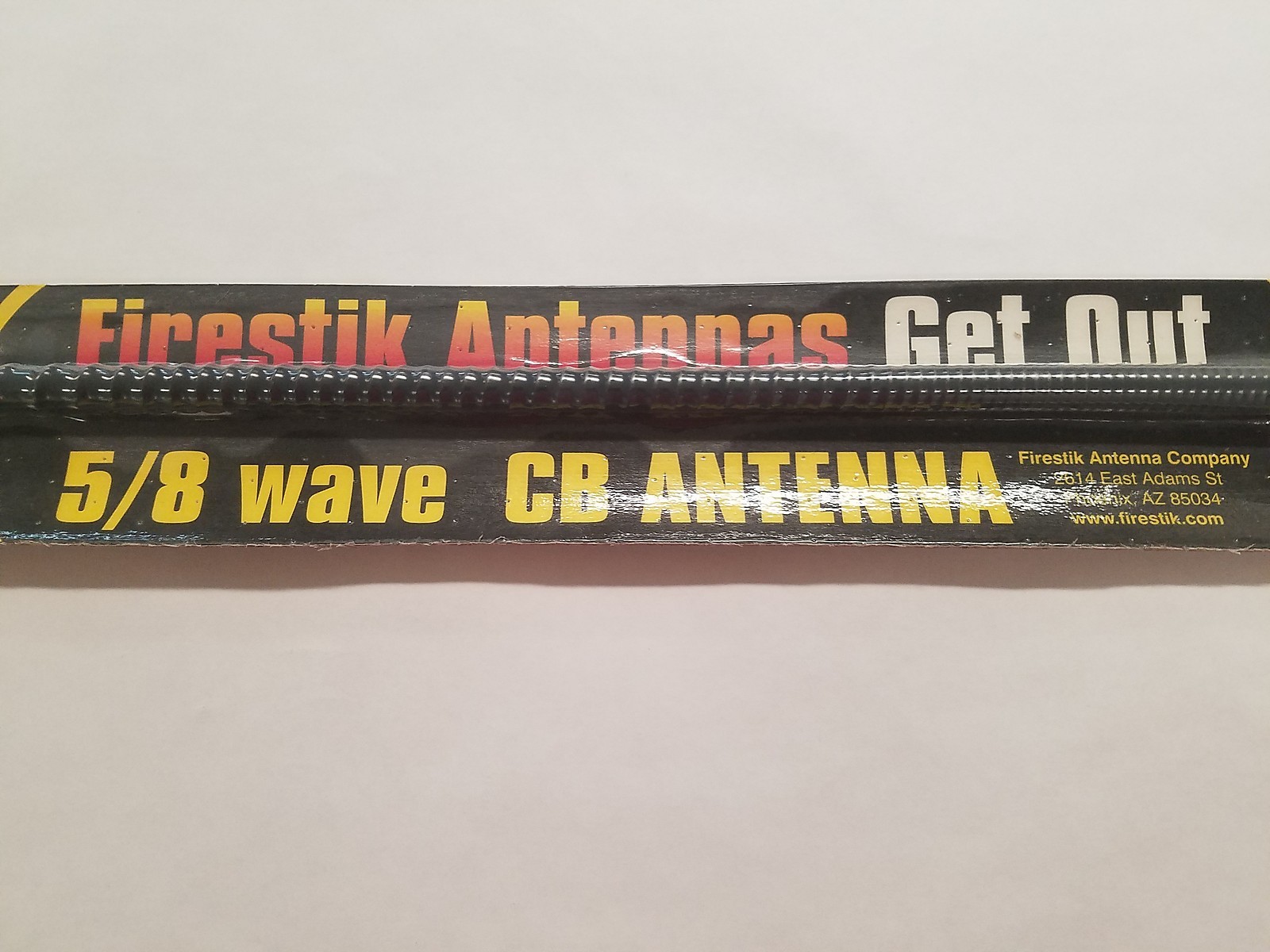 Firestik II FS3 Black 3 ft. Fiberglass CB Radio Antenna w/ tuneable tip 3 foot
