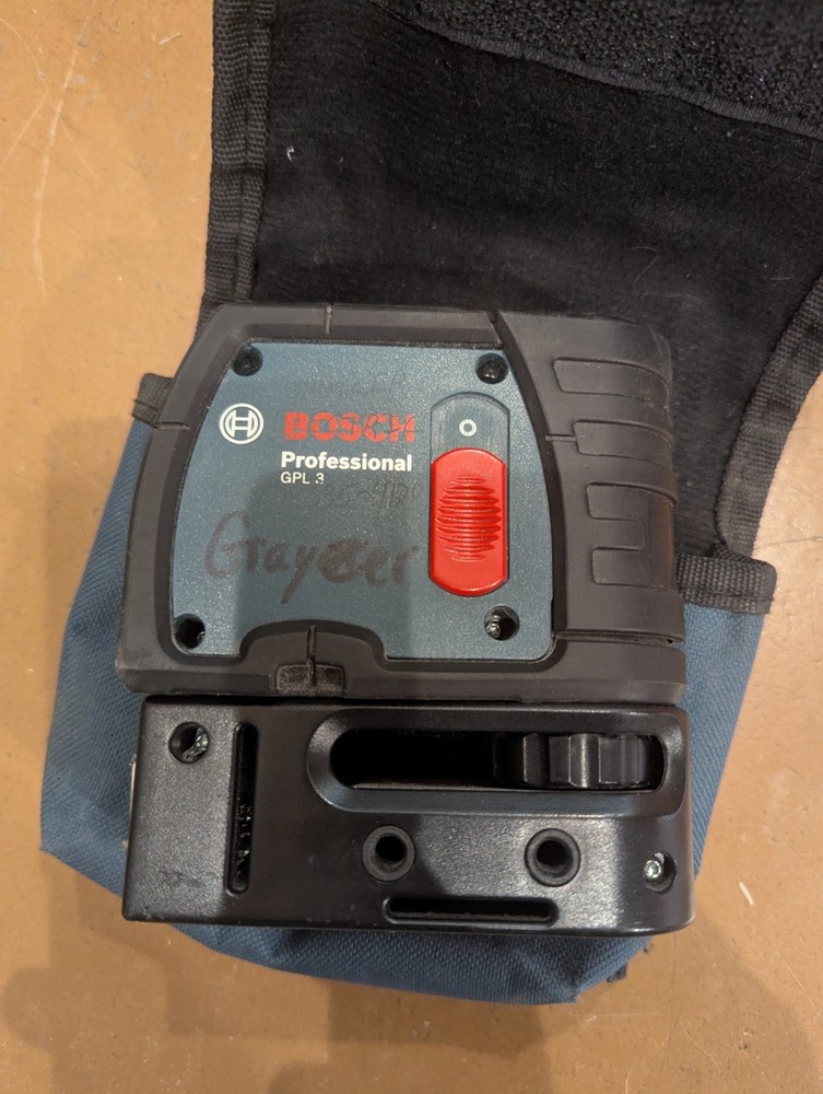 Bosch GPL3 Three-Point Self-Leveling Alignment Professional Point Laser w/ Case
