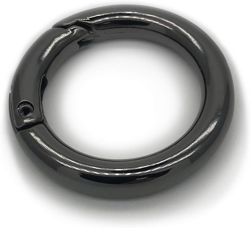 Spring Clip Round Carabiner Ring