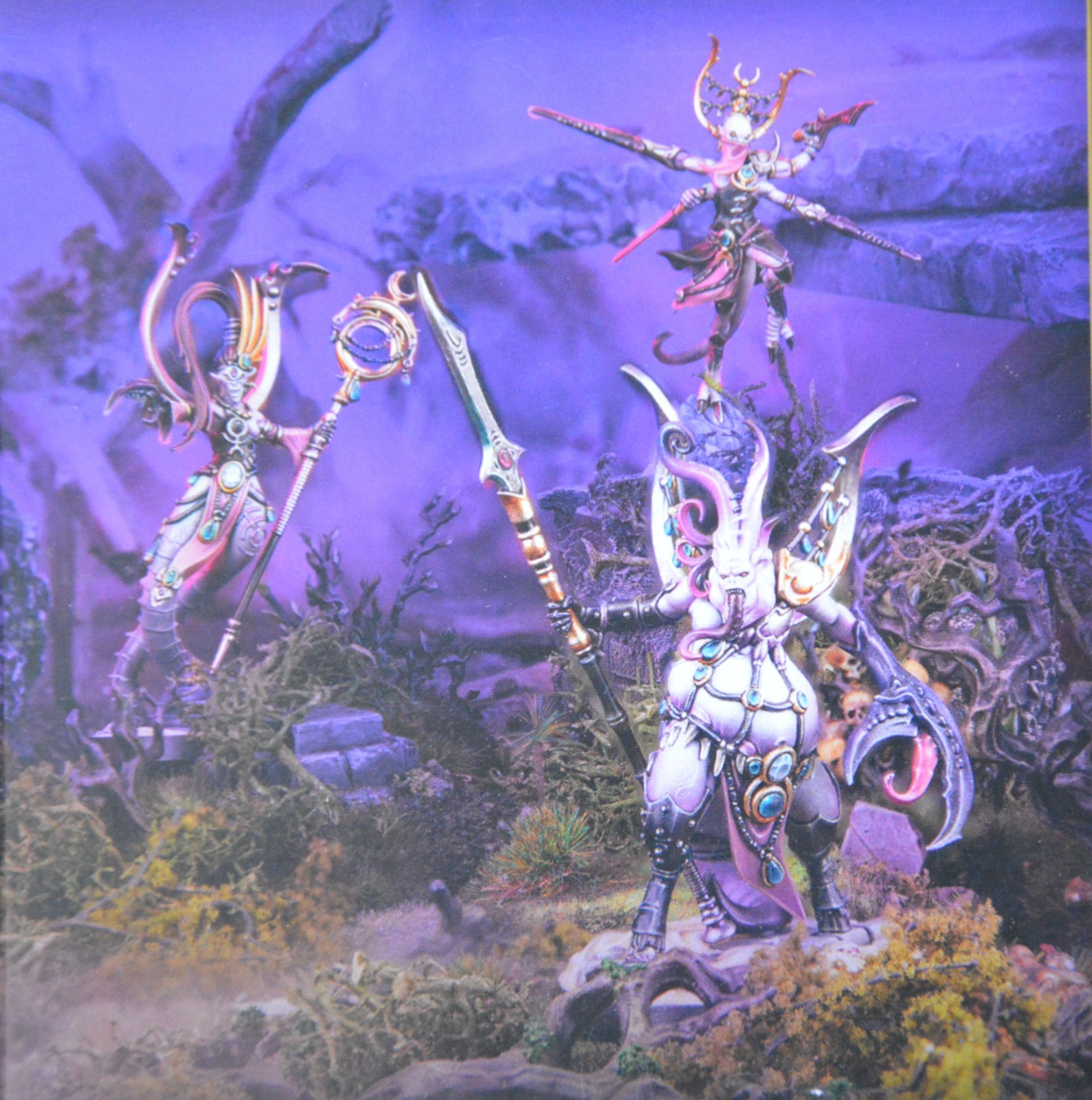 Warhammer AoS Underworlds Slaanesh The Thricefold Discord NEW w/CARDS