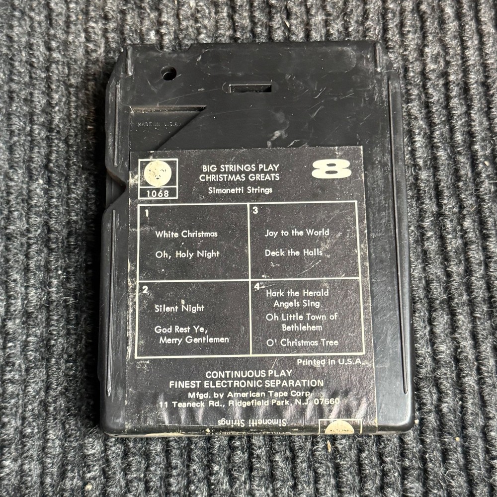 Simonetti Strings – Big Strings Play Christmas Greats 8-Track Altone