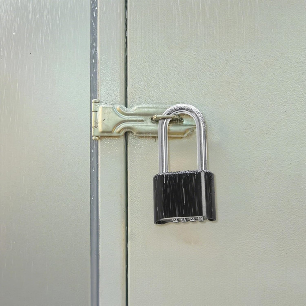 2 Pack 4 Digit Heavy Duty Combination Lock, Long Waterproof Shackle Padlock