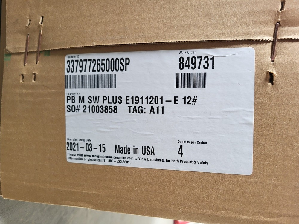 SURPLUS NEW MORGAN 337977265000SP Pyro-Bloc Modules Superwool Plus E1911201-E