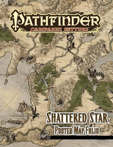 Pathfinder Campaign Setting Shattered Star Poster Map Folio