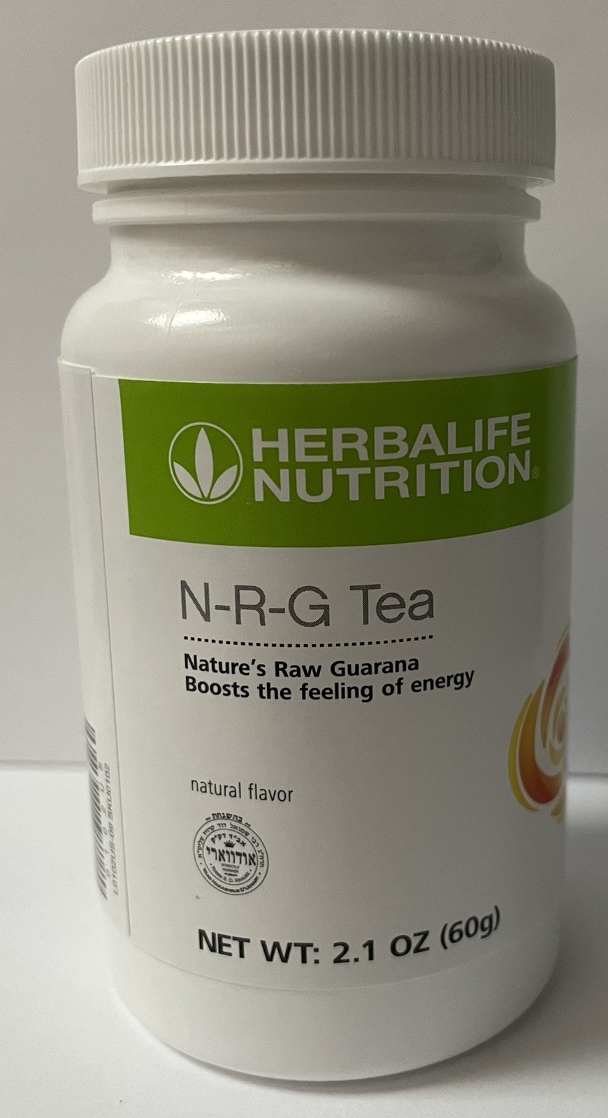Herbalife NRG Tea 2.1 OZ,Nature’s Raw Guarana,Boosts The Feeling Of Energy