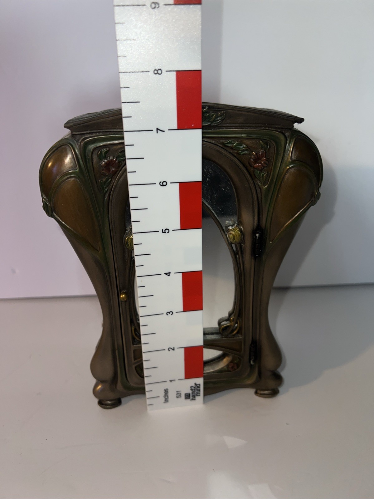 Chronicles of Narnia miniature magical wardrobe 7” Cabinet Jewelry Box