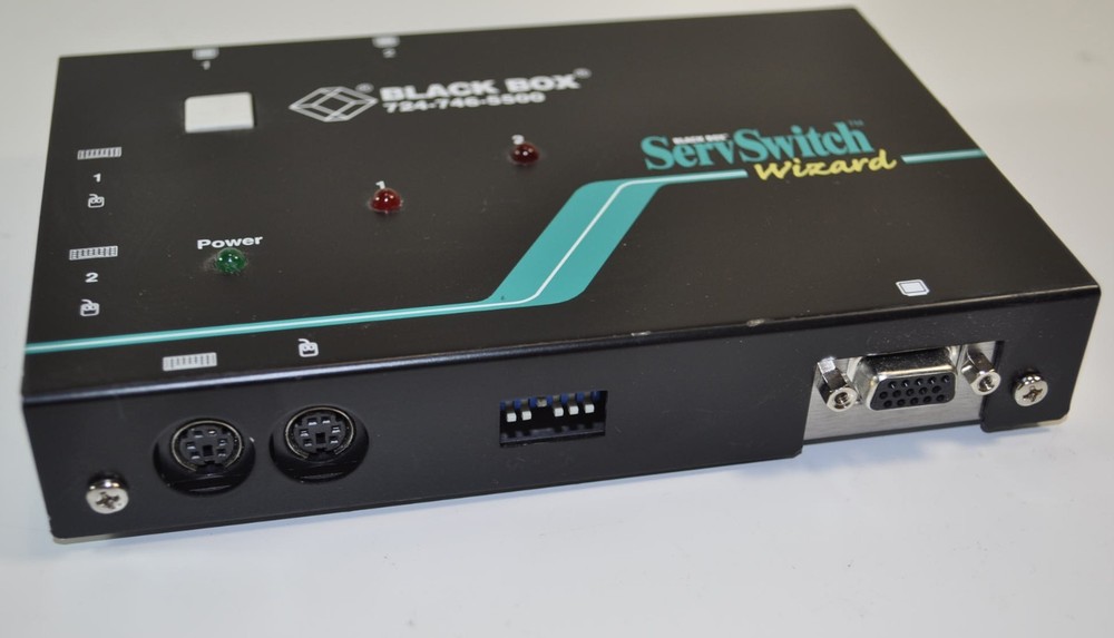 Black Box ServSwitch Wizard 2 Port KVM Switch Model# SSW2 Part# SW641A