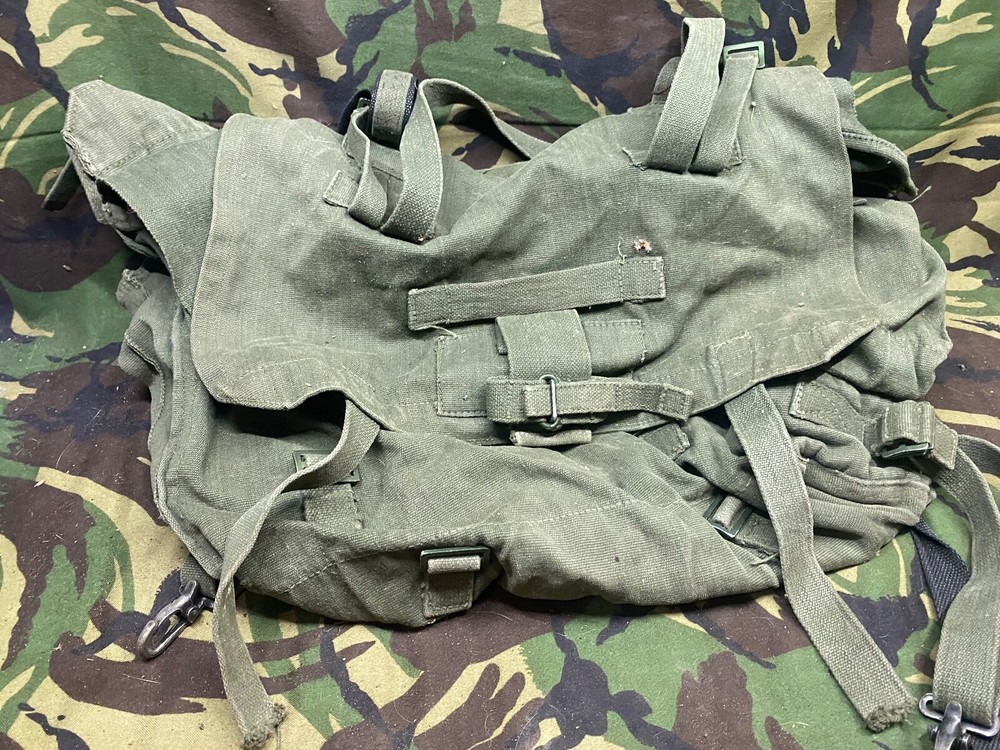 Original British Army 58 Pattern Webbing Back Pack
