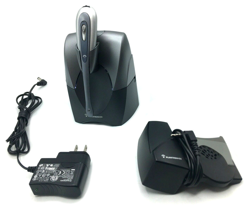 Plantronics CS55 Wireless Headset System HL10 Lifter Complete Package - TESTED!!