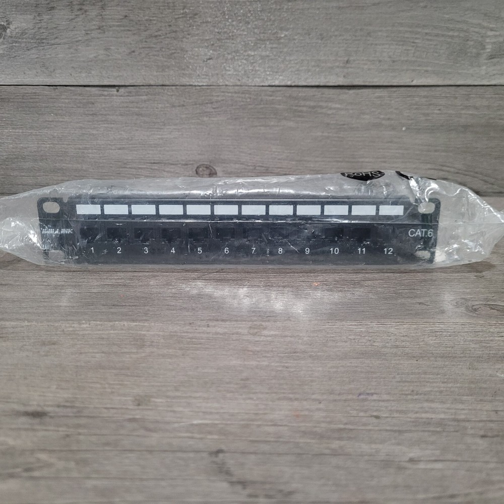 iwillink 10Gbps Patch Panel 12 Port, 10-Inch